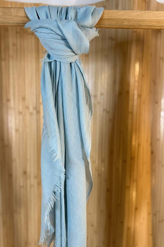 Classic Portobello Scarf Duck Egg